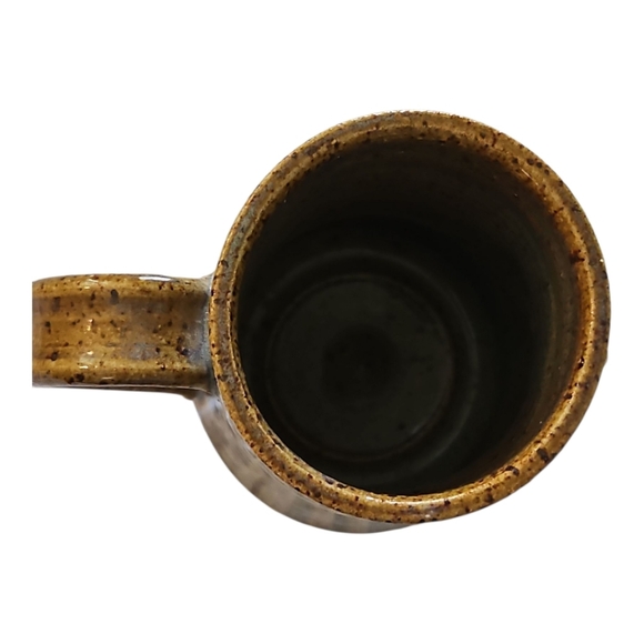 Studio Art Pottery Green Man Mug - Picture 5 of 8